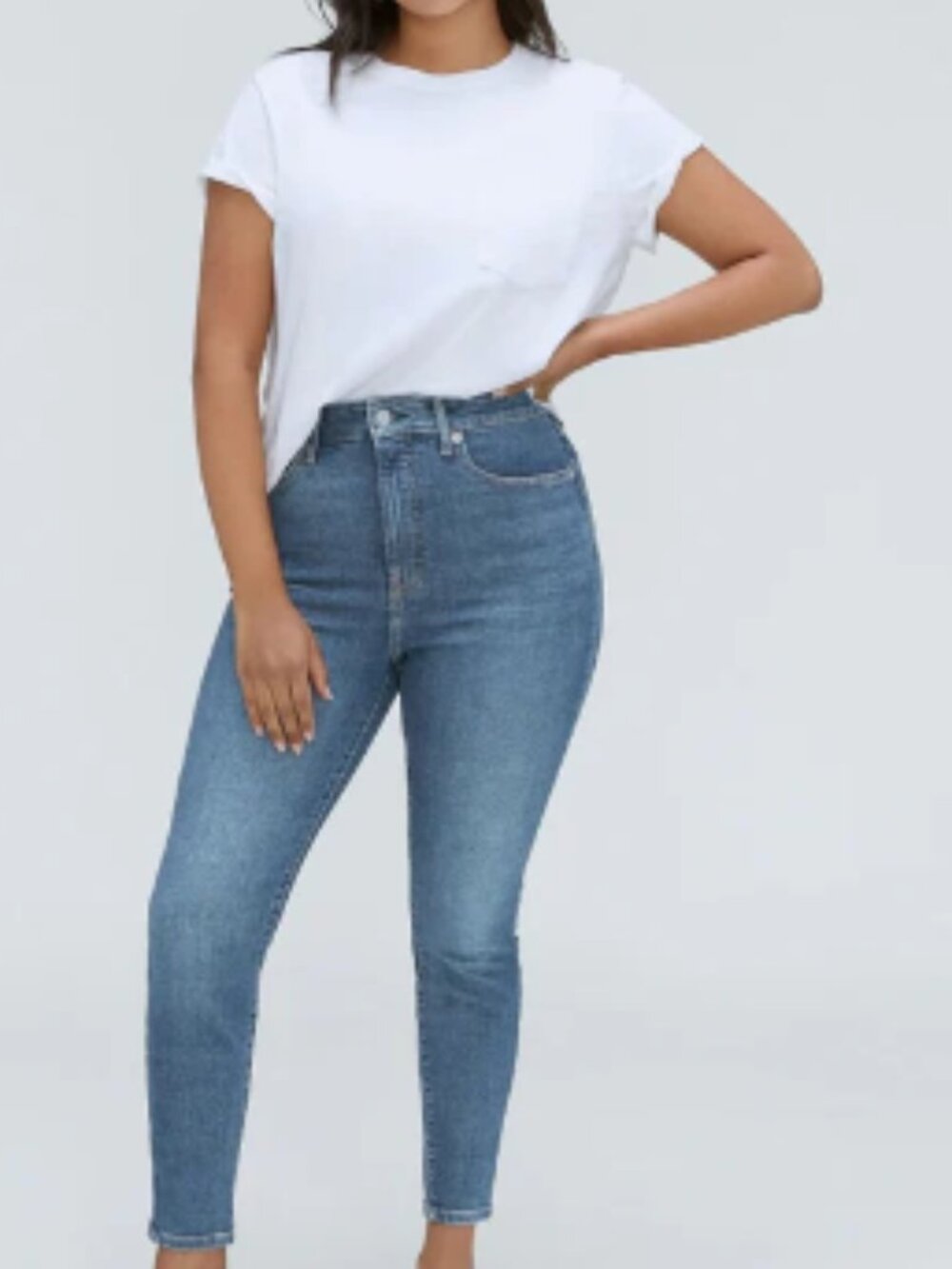 Everlane Women's Curvy Way-High Skinny Jean Size 27 Regular